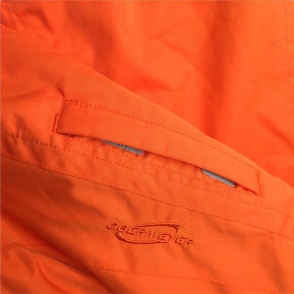 Obermeyer Women's Orange Waterproof Ski/Snow Jacket SZ 8 - Picture 6 of 8